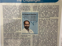 Dr swapnil sharma talk about Liver Transplant